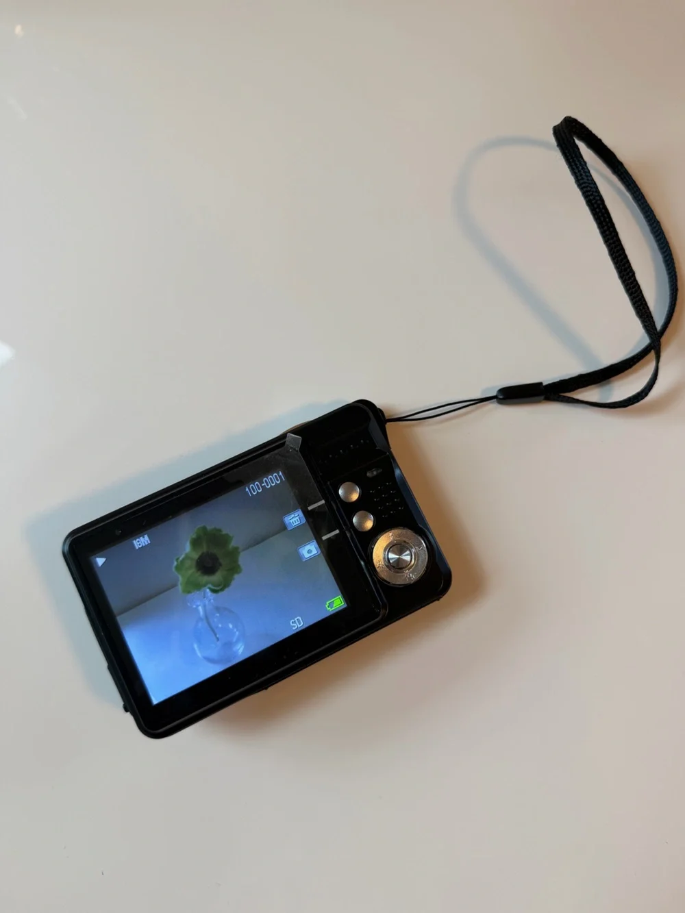 Compact Black Digital Camera - 18 Megapixels